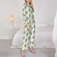 thumbnail image 3 of Balery Rainbow Llama Conjunto de Pijama con Estampado para Mujer, Conjunto de Dos Piezas con Manga Larga, Ropa de Dormir Suave con Bolsillos, Pijamas Cómodos-X-Large, 3 of 7