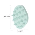 thumbnail image 3 of Unique Bargains 1 Pc Shell Shaped Massage Hair Brush for Head Massage 3.54"x2.76"x1.38" Blue, 3 of 6