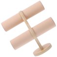 thumbnail image 4 of EeaseCA Double Layer Bracelet Rack Double Layer Display Rack Jewelry Bracelet Display Rack (Beige), 4 of 8