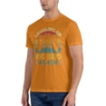 thumbnail image 4 of Leveling Up To Big Bro Again Men'S Basic Short Sleeve T-Shirt Orange Small, 4 of 5