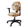 thumbnail image 3 of Chririnla Office Chair Slipcover Cat Design with Stain Resistant Washable Office Computer Chair Covers for Armrest Chair, Set of 2 Computer Chair Protective Cover, 3 of 8