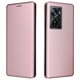 thumbnail image 1 of Funda de cuero magnética de fibra de carbono Yuxing para Zte Axon 40 Pro 5G Oro rosa, 1 of 5