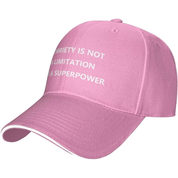 Sobriety is Not A Limitation It's A Superpower Hat Sandwich Baseball Cap Trucker Caps Sunhat Fashion