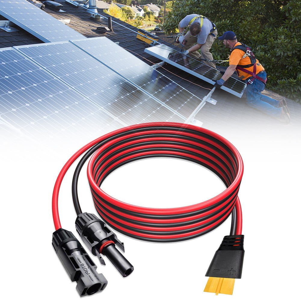 XT60 Adapter To Solar Plug Socket Extension Charging Cable Wire 12AWG