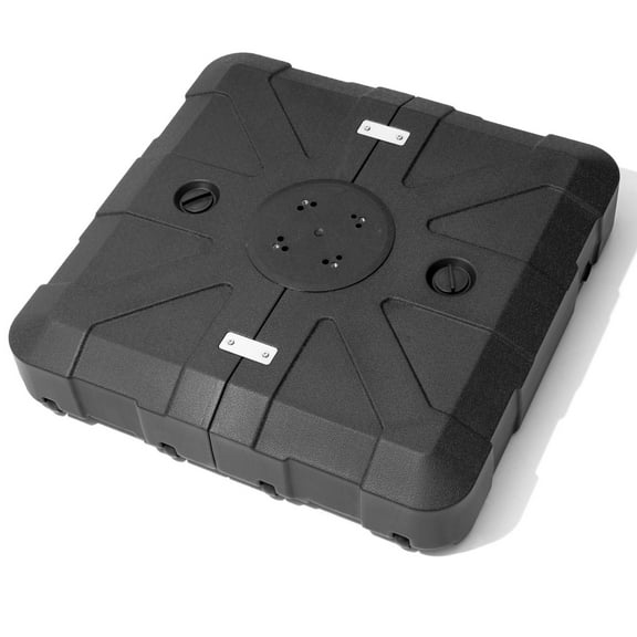 Crestlive Products 260LBS Square Umbrella Base with Wheels for Patio Cantilever Umbrella , Black
