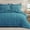 Teal, variant on RUIKASI 5 Pieces Comforter Set with Sheets - Bed in a Bag with Comforter and All Season Sheets, Pillowcases,Teal,Twin
