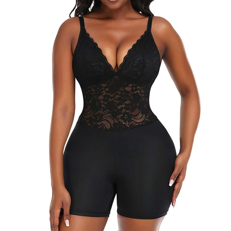 Cameland Plus Size Shapewear for Women Shaping Crotch Fit Lace Tight Strap  Bodysuit Shaping on Clearance