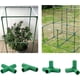 thumbnail image 4 of Junta de 11 mm 4 tipos de soporte estable Conector de construcción de marco de invernadero de servicio pesado Adecuado para enrejado de uva Protector solar Cobertizo de jardín verde 20 piezas JAMW Sencillez, 4 of 5