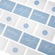 thumbnail image 5 of Tarjetas de agradecimiento Layneria, paquete de 100, azul claro con sobres, 5 of 7