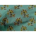 thumbnail image 4 of oneOone Cotton Cambric Fabric Leaves & Floral Block Print Fabric BTY 56 Inch Wide, 4 of 4
