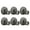 Gray2 6pcs, variant on Shoreew 1/2/4/6Pcs Suction Cup Hooks No Drill Suction Towel Holder Multifunctional Glass Door Hooks Bathroom Hanging Hooks