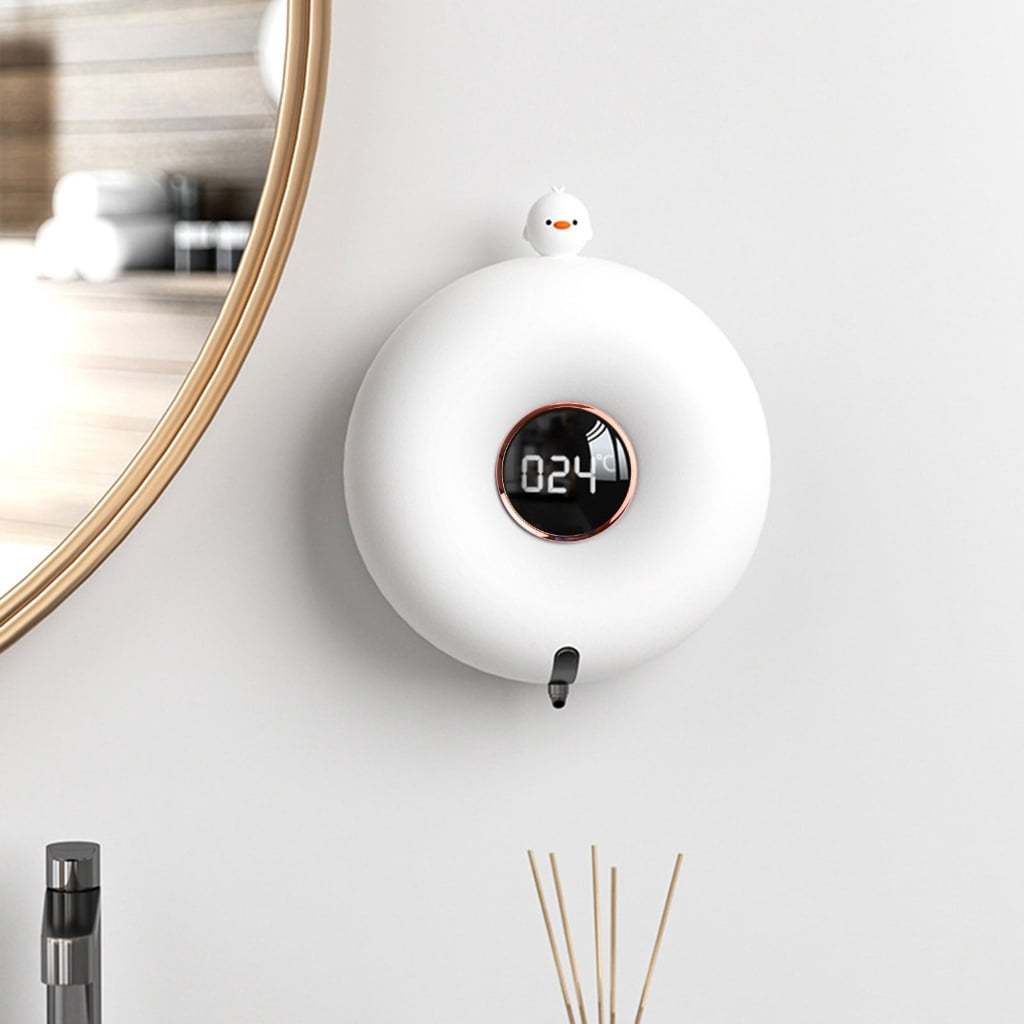 300ml Auto Soap Dispenser Wall Mounted Soap Dispenser for Shopping Mall Hospital Office Contact-free Automatic Foaming