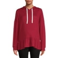 thumbnail image 4 of Time and Tru Women's Maternity Peplum Hoodie, 4 of 6