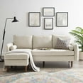 thumbnail image 4 of Sectional Sofa Set, Fabric, Beige, Modern Contemporary Urban Design, Living Lounge Room Hotel Lobby Hospitality, 4 of 10