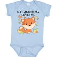 thumbnail image 3 of Inktastic My Grandma Loves Me Little Fox Boys or Girls Baby Bodysuit, 3 of 5