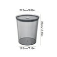 thumbnail image 2 of FastXmas Sealed Bucket, Clear Food Storage Container, Grocery and Snacks Transparent Food Display Bucket, Moisturee-Proof Household Spaghetti Flour Bucket Creatives Storage Bucket(12L), 2 of 3