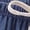 Navy, variant on XXWXYD 3 Pack Girls Cotton Linen Shorts Elastic Waist Mid Thigh Beach Athletic Sport Trendy Summer Play Clothes