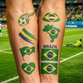 thumbnail image 5 of Flag Temporary Tattoos Suitable For Various Football Matches And Cheerleading Events Temporary Face Tattoos, 5 of 5