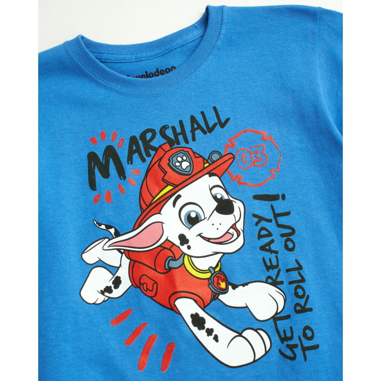 Nickelodeon Kids' Paw Patrol T-Shirt – 4 Pack Chase, Marshall, Graphic Tee for Boys Girls (Size: 2T-7) - Walmart.com