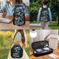 thumbnail image 3 of Bulopur Kids 17 Inch School Backpack, 4 Piece Ocean Flower Turtle Print Bookbag with Lunch Box, Water Bottle Holder and Pencil Case for Elementary Students, 3 of 8
