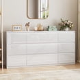 thumbnail image 5 of 60’’ High Gloss White Dresser with 9 Drawers, Modern Storage Cabinet for Bedroom, Hallway, Living Room, 5 of 7