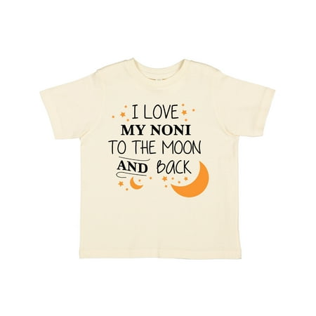 

Inktastic I Love My Noni To The Moon and Back Gift Toddler Boy or Toddler Girl T-Shirt