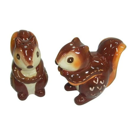 Squirrel Salt Pepper Shakers Brown Departments