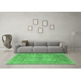 thumbnail image 3 of Ahgly Company Indoor Round Oriental Emerald Green Industrial Area Rugs, 6' Round, 3 of 4