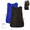 Blue & Black, variant on 2 Pack Cobbler Apron with 2 ID Badge Holders, Unisex Waterproof Smock with Deep Pockets, Universal Apron for Housekeeping, Painting, Work, Kitchen, Hairstylist