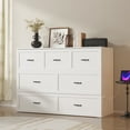thumbnail image 4 of MONSLIPA Queen Size Murphy Bed with Drawers and Dresser, Space-Saving Convertible Cabinet Bed for Guest Room, 4 of 7