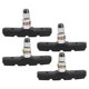 thumbnail image 1 of 2 Pairs V Brake Pads for MTB Road Bike Fixed Gear Rubber Silent Black, 1 of 4