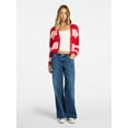thumbnail image 3 of No Boundaries Cropped Knit Cardigan, Women's XXS-XXL, 3 of 6