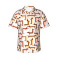 thumbnail image 2 of Picia Dachshund Dog Gentle Cotton Regular Fit Short Sleeve Casual Hawaiian Shirt for Men-Large, 2 of 9