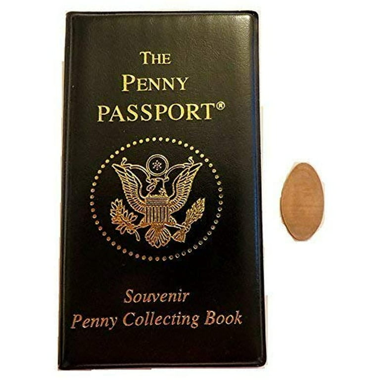 Penny Passport Souvenir Collecting Book with Free Pressed Penny