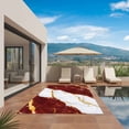 thumbnail image 3 of Red Marble Outdoor Rug for Patio/Deck/Porch, Non-Slip Large Area Rug 6 x 9 Ft, Luxury Gold White Abstract Cracks Artwork Indoor Outdoor Rugs Washable Area Rugs, Reversible Camping Rug Carpet Runner, 3 of 8