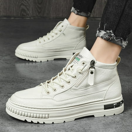 

Cathalem Womens Boots Flat Good for Being G on Feet All Day Men Shoes Small White Shoes High Top Winter Boots for Women with Heel A 9