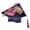 Pink, variant on Chinese Traditional Doctor Hat Kids Graduation Cap Floral Unisex Academic Square Mortalboard