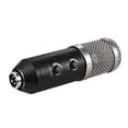 thumbnail image 2 of EeaseCA Durable Professional Condenser Microphone Studio Sound Recording Broadcasting with Rack Holder and Reverberation Echo Function (Black), 2 of 7