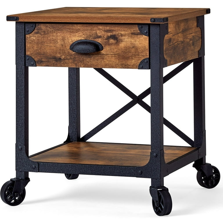 Better Homes Gardens 2 Drawer Rustic Country File Cabinet Weathered Pine