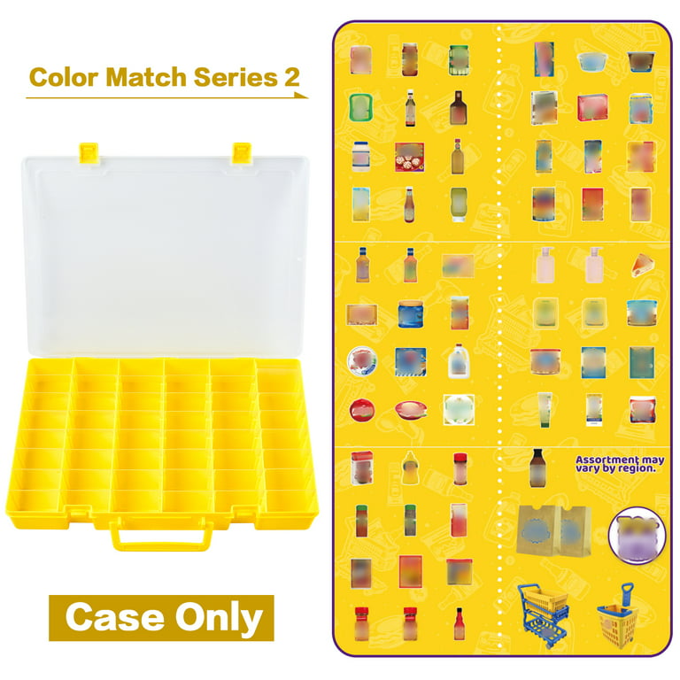 Fuase Case for Mini Brands Toys Series 1 2 3 Mystery Capsule Real Miniature Collectible Kit, Storage Organizer Holder for Mini Mart Collection (Box Only)