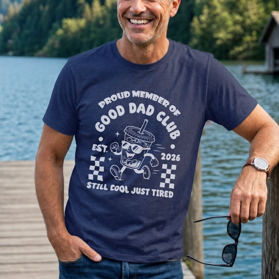 Jollimate Good Dad Club Shirt, Funny Husband Tee, New Dad Gift, Dad Birthday Gifts, Retro Dad Shirt