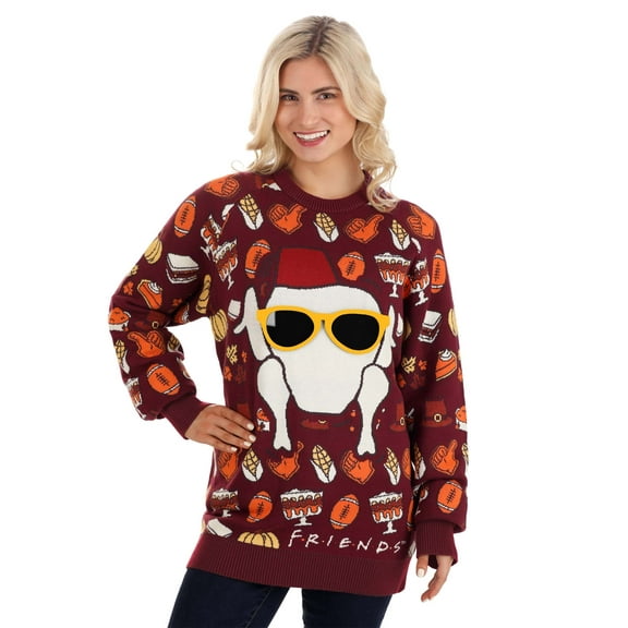 Friends Thanksgiving Adult Sweater