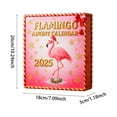 thumbnail image 4 of 2025 Flamingo Advent Calendar – 24 Unique Flamingo Christmas Ornaments, Tropical Holiday Decorations, Perfect for Flamingo Lovers, Collectors, 4 of 7