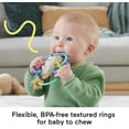 thumbnail image 3 of Fisher-Price Baby Rattle and BPA-Free Teething Toy for Newborns, Twist & Teethe Otter, Unisex, New, 3 of 6