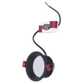 thumbnail image 2 of TICFOX Downlight fijo Downlight empotrado Iluminación Downlight Deep Antideslumbrante Lámpara empotrada de lado estrecho Pantalla de aluminio AC180‑265V para el hogar(3 colores), 2 of 14