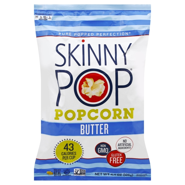 SkinnyPop Popcorn Real Butter