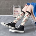 thumbnail image 3 of Lsque Lilies Flowers Printed Crew Socks Men's Women's LightWeight Thin Casual Calf Socks ,Knee High Socks,Cotton Socks, 3 of 9