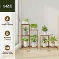 Plant Stand Indoor Outdoor, Plant Shelf Corner Tall Plant Stand Flower Stand Wooden Tiered Plant