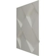 thumbnail image 4 of Ekena Millwork 19 5/8"W x 19 5/8"H Bradley EnduraWall Decorative 3D Wall Panel, UltraCover Satin Blossom White (12-Pack for 32.04 Sq. Ft.), 4 of 6