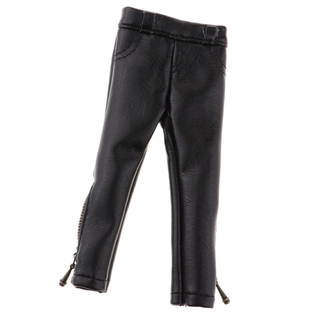 1/6 pantalones informales de moda con elásticos para accesorios ñeca Macarena Trajes de muñeca de moda